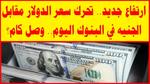 ارتفاع سعر الدولار مقابل الجنيه اليوم