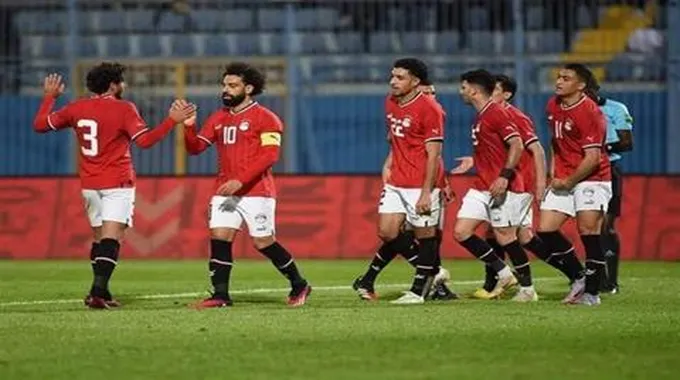 منتخب مصر بالزي الرئيسي في مواجهة زامبيا الودية