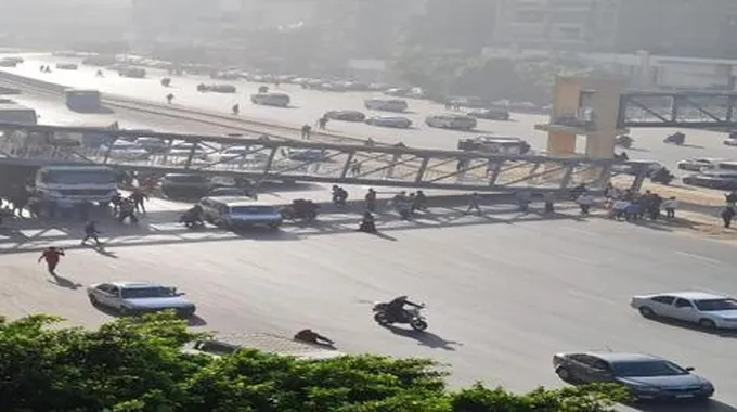 حادث كوبري عرابي بالمهندسين.. التحفظ على سائق