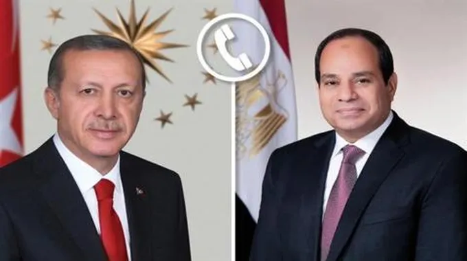 أردوغان يهنئ السيسي هاتفيا بإعادة انتخابه لفترة