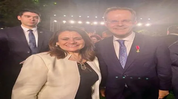 وزيرة الهجرة تشهد الاحتفال بعيد ميلاد ملك بريطانيا بالسفارة