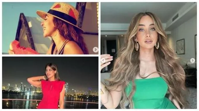 ميريام فارس بالمايوه وكارول سماحة على البحر..