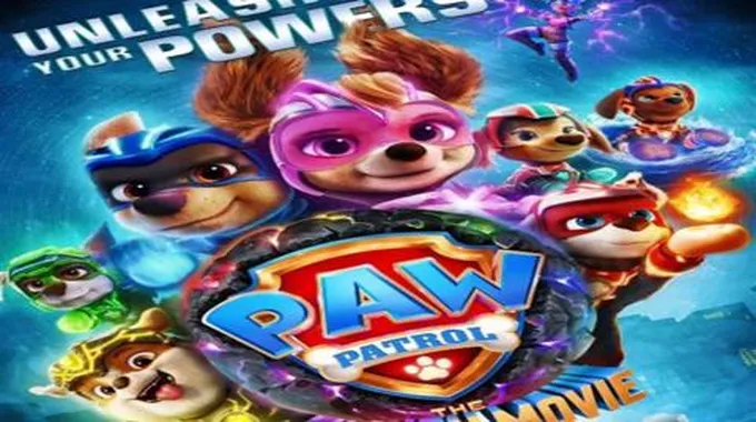 طرح فيلم Paw Patrol: The Mighty Movie في دور