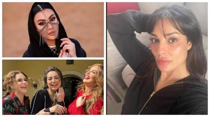 نادين نجيم بدون مكياج وميريهان حسين بـ