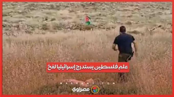 علم فلسطين يستدرج إسرائيليا لفخ.. ركله فانفجرت