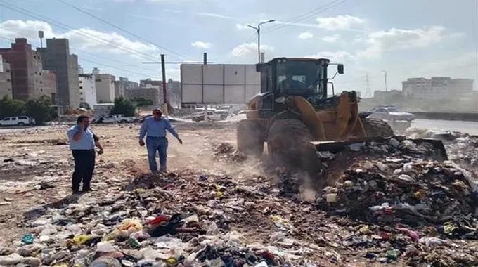 جهود كبيرة لتنظيف شوارع المنصورة