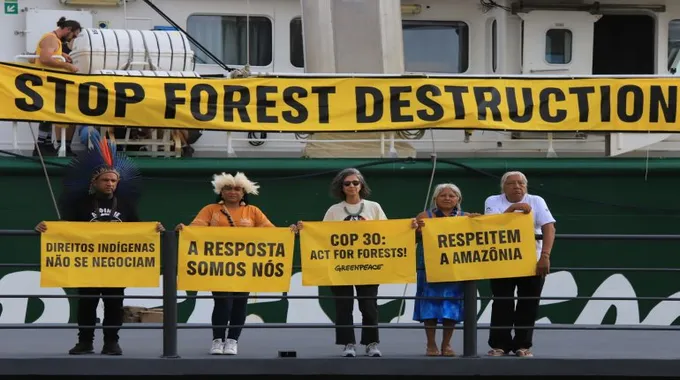 احتجاجات في مؤتمر كوب30 لتغير المناخ