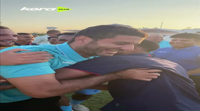 احتفال أمير عزمي بفوز مالية كفر الزيات