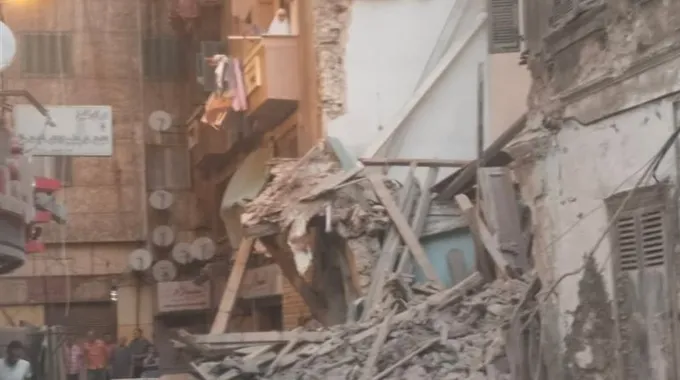 انهيار جزئي لمنزل في المنيا دون إصابات