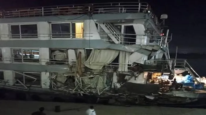 حادث باخرة سياحية في أسوان دون إصابات