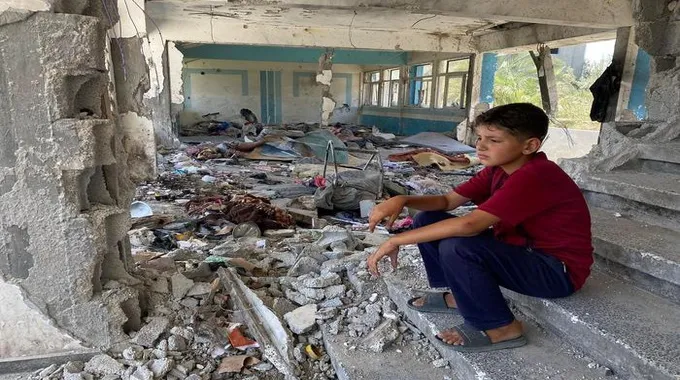 حرمان الأطفال الفلسطينيين من التعليم في غزة