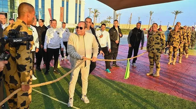 زيارة الرئيس السيسي للأكاديمية العسكرية