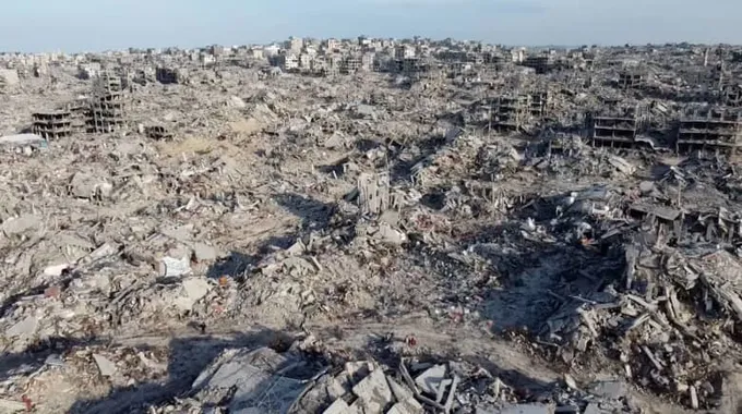 صور من غزة بعد وقف إطلاق النار