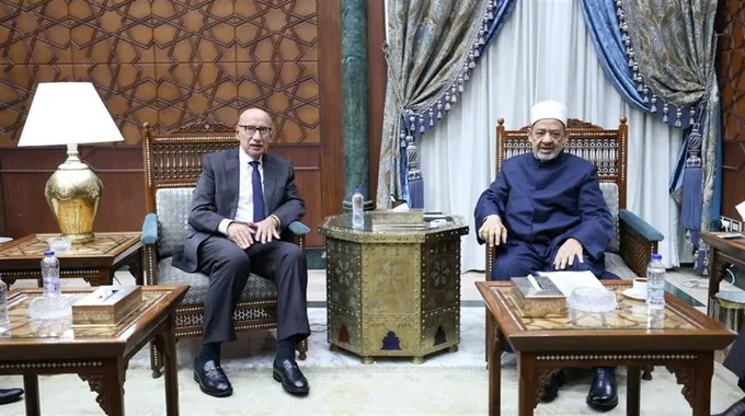 لقاء شيخ الأزهر مع مجلس القضاء الأعلى